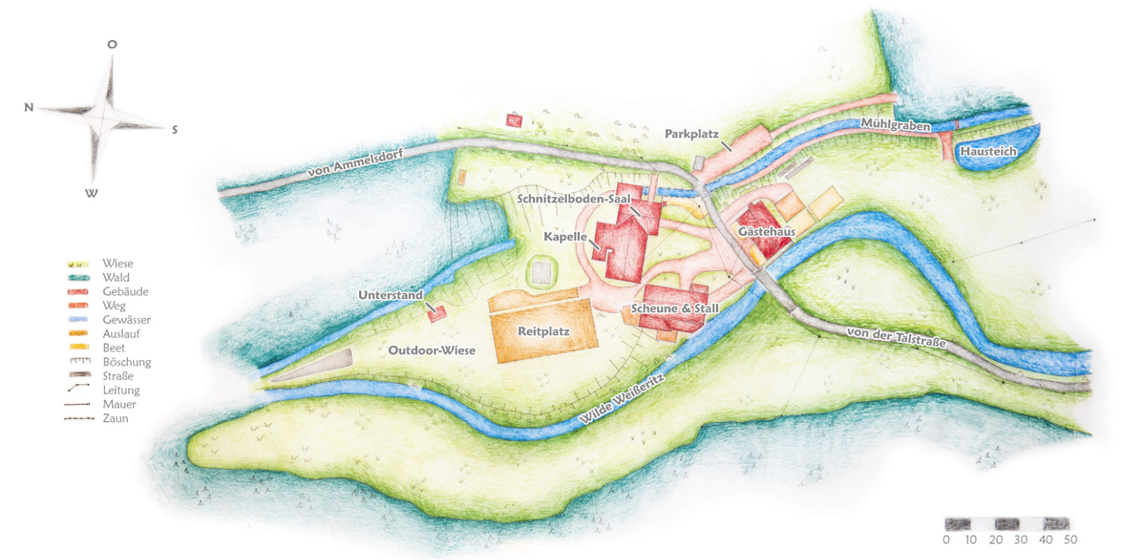 Geländeplan Körnermühle Geländeplan Körnermühle